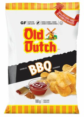 10 Bags Old Dutch Gluten Free BBQ Potato Chips 235g Each Canada FREE SHIPPING