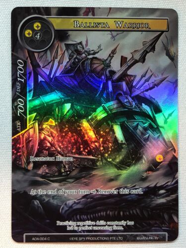 Force of Will Awakening of the Ancients Ballista Warrior (Full Art) NM/M  - Picture 1 of 1