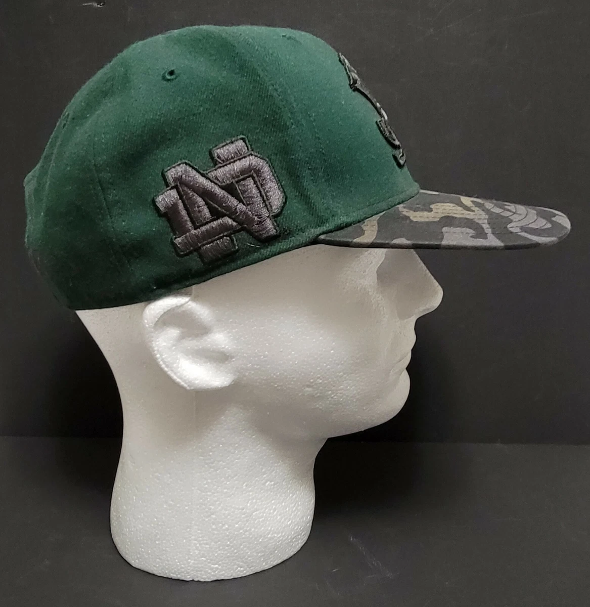 RARE ND Notre Dame Fighting Irish Camo Hat 47 Brand Snapback Super