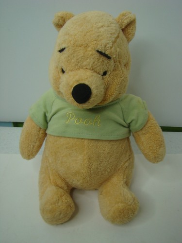 Winnie the Pooh Plush Sitting 10" Bear Rattle The Wonderful World of Disney - Picture 5 of 15