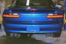 FOR Camaro Trans Am Dual Stainless 2.5 inlet / 3.5 Dual Outlet Exhuast Tips 2.5"