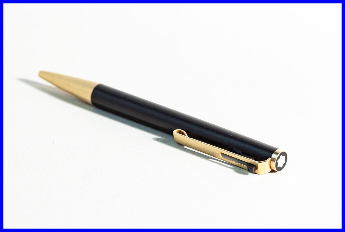 1972 made Ball Pix Pen MONTBLANC 784 in BLACK and brushed GOLD