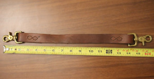 ☑️ 3 Universal Leather Straps With Metal Snap Clips Equestrian Equipment Custom