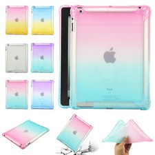 Crystal Gradient Soft TPU Case Cover For iPad Air 11 2024/Pro 9.7/Air/Mini 7th