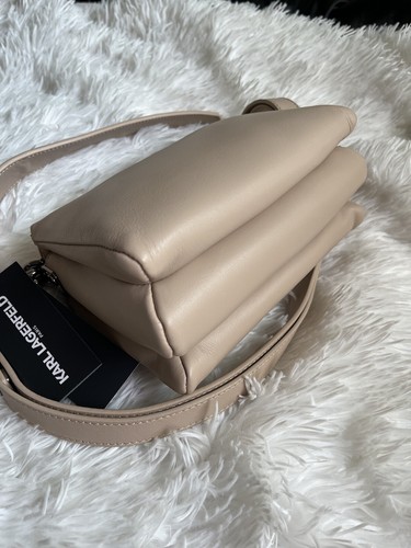 Karl Lagerfeld Damen Schultertasche Cheri klein beige neu mit Etikett - Bild 3 von 8