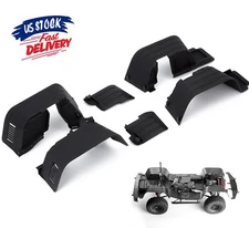 Front Rear Plastic Inner Fender Kits For 1:10 Axial SCX10 II 90046 90047 RC Body