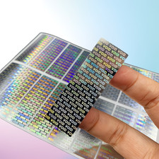 SECURITY TAMPER PROOF EVIDENT VOID stickers 60x20mm hologram warranty LARGE UK