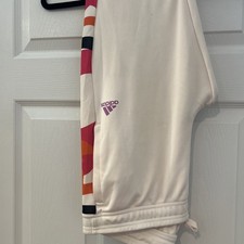 Adidas Women  s Multicolor Side Stripe Track Pants Size M