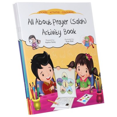 Discover Islam Sticker Activity Children 4 Books Set By Aysenur Gunes- Paperback