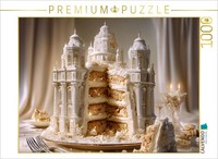 Calvendo Puzzle Baroque Palace Cake | 1000 Pieces, Finished Size 25.2 × 18.9 In