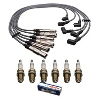 ZüNdkabel Satz + Bosch ZüNdkerzen FüR 2.8 VR6 VW T4 Transporter Multivan Bus