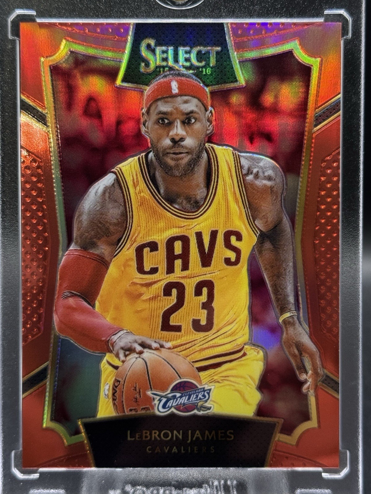 2015-16 Panini Select - Concourse LeBron James #47 Red Prizm /149