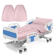 2 Pack Bariatric Hospital Bed Sheets - 42x80x12 Inch Deep Pocket Fitted Sheet...