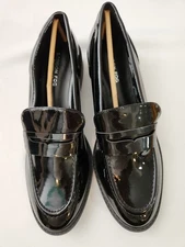 London Fog Castille Loafer 1 Inch Platform, Heel, Water, Resistant Size 10 M