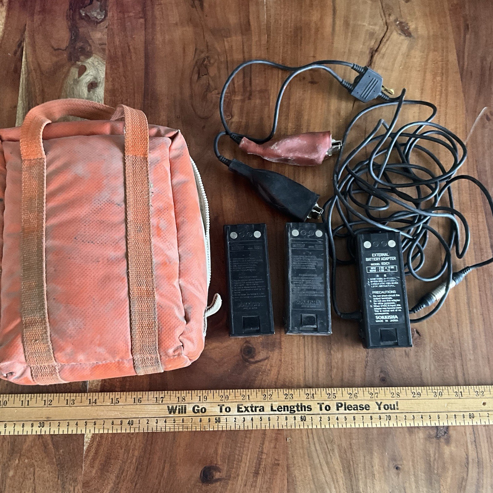 Rare Sokkisha External Rechargeable Battery Surveying Model EDC1 With Soft Case