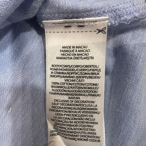 Polo Ralph Lauren Chambray Striped Shirt Boys Large 14-16 Blue White 100% Cotton - Picture 8 of 12