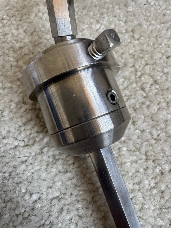 Rogers Swivo HEX Reproduction L Arm Tom Drum Mount Bracket 7 1/2 x 4 1/2” - Image 3 of 4