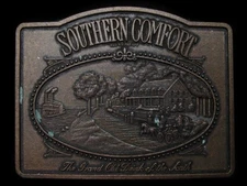 LA27132  1970s **SOUTHERN COMFORT** GRAND OLD DRINK OF THE SOUTH BOOZE BUCKLE