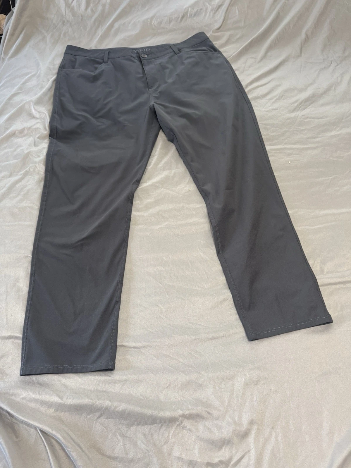 Vuori Meta Relaxed Meta Men’s Pants 38x30 Charcoal Stretch Golf Athletic