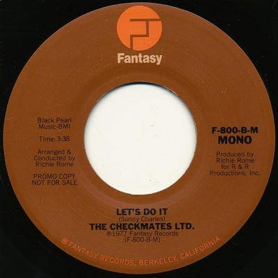 The Checkmates LTD. - Let's Do It (7'', Mono, Promo)