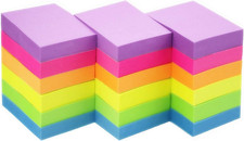 Early Buy Sticky Notes 1.5 X 2 Self-Stick Notes 6 Bright Color 18 Pads, 100