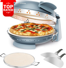 Electric Pizza Oven 400°C My Pizzeria Storm Blue Compact Indoor Oven