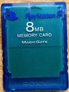 CARTE MÉMOIRE OFFICIELLE SONY PS2 PSTwo PLAYSTATION 2 MEMORY CARD SCPH 10020 8MB