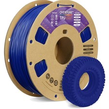 TPU Filament 1.75mm Flexibel 3D Drucker Filament Rolle Blau 1kg