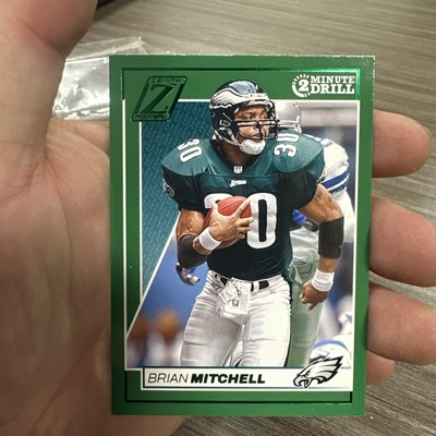 2024 Panini Zenith Green 2 Minute Drill  Brian Mitchell Philadelphia Eagles 