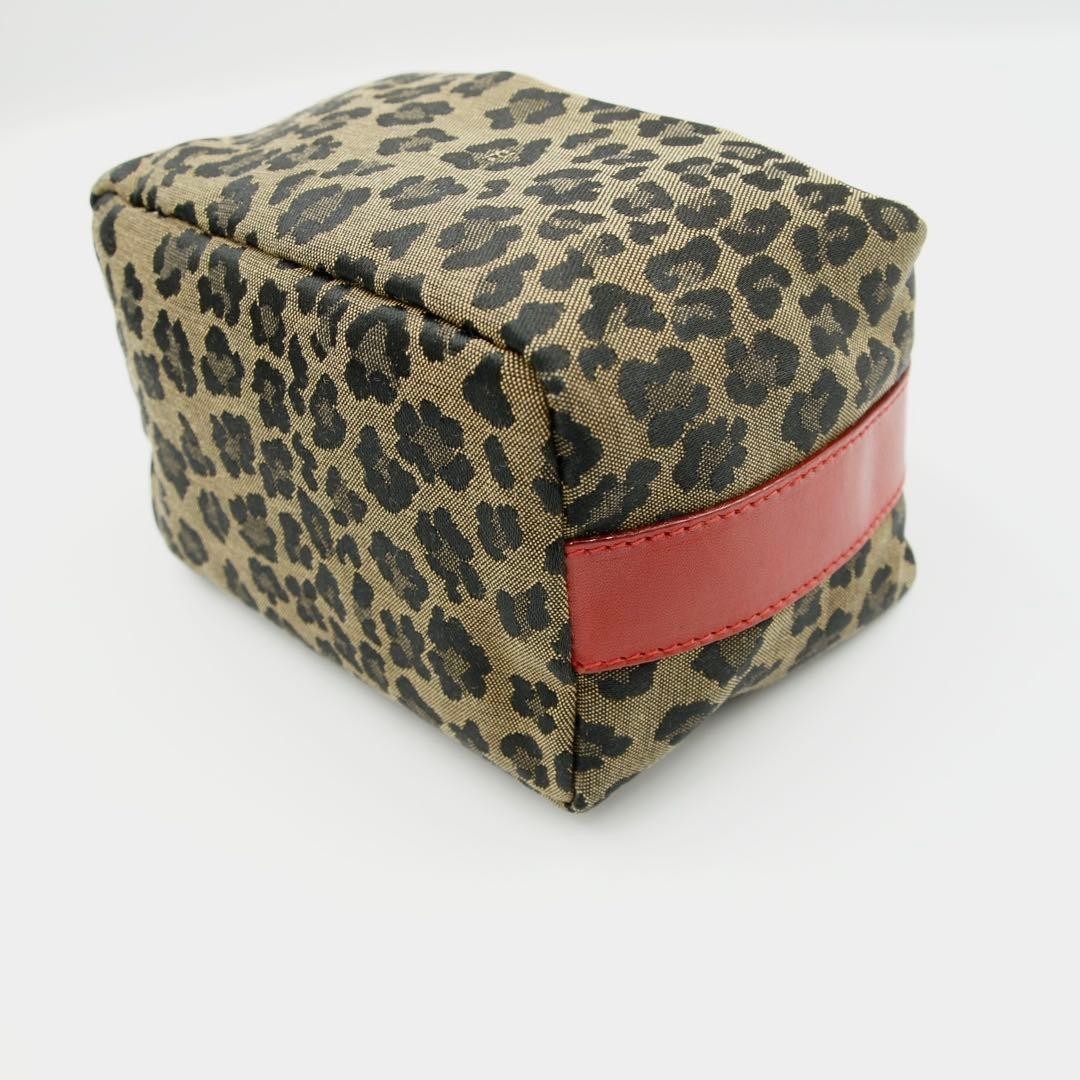 Excellent Condition FENDI Leopard Pattern Pouch H… - image 8