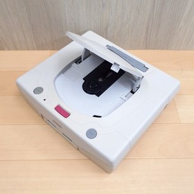SEGA SATURN CONSOLE JAPAN WHITE Bundle w/ Light Virtua Gun Controller & 5 Games