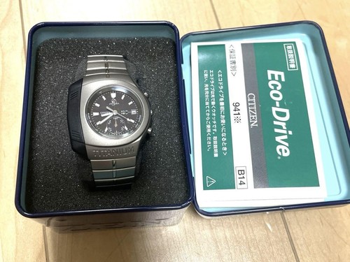 Citizen Attesa 9417-H22838 Eco-Drive Radio-Pilotée Titane Solaire Montre Hommes - Photo 1 sur 10