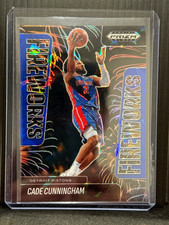 Cade Cunningham 2024-25 Prizm Black Fireworks Blue Ice Prizm Pistons SP /125
