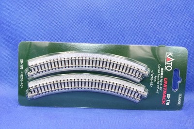 Kato 20-170 Unitrack N 4 x gebogenes Gleis R216-45°/NEU/OVP
