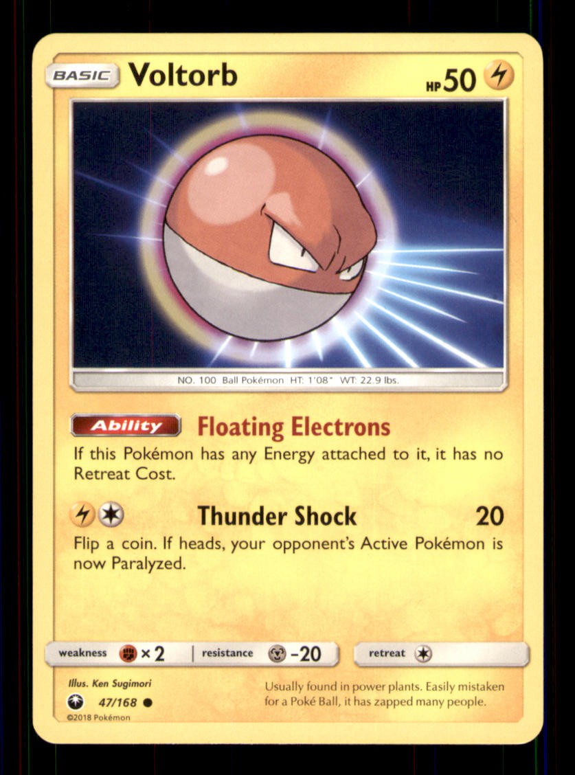 Voltorb 47/168 Celestial Storm Pokemon TCG LP