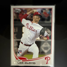 Topps 2013 Tyler Cloyd Rookie Base Set Philadelphia Phillies #197 Card. rookie card picture