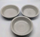 (3) Fiesta Gray Bowls Cereal Soup 6 7/8" Fiestaware 1990's NEW