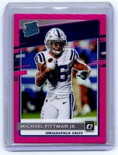 2020 Donruss Optic Preview Rated Rookie Pink Prizm Michael Pittman Jr. RC C b24a