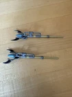 VTG Lot Of 2 Turok Adon CHRONOSCEPTER staff  Playmates Nintendo weapon accessory