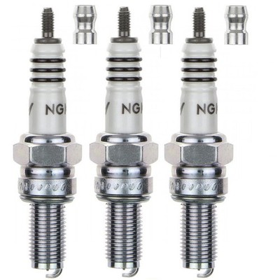 3X Zündkerze NGK CR9EIX 3521 für Benelli MV Agusta Triumph Yamaha