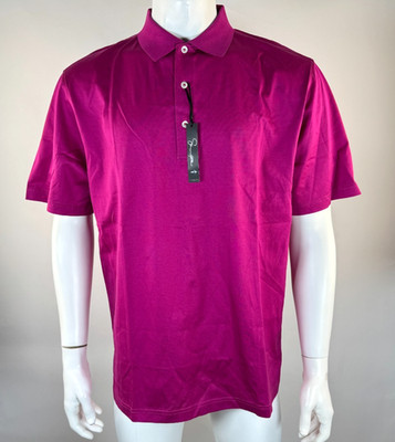 Full Turn Direct Supima Cotton Golf Performance Polo Shirt Men L NWT Stretch