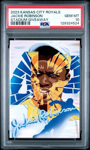 2023 Kansas City Royals Jackie Robinson Day Stadium Giveaway PSA 10 GEM MT HOF