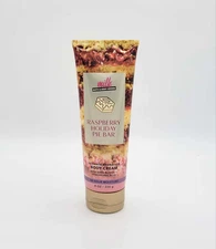 Bath & Body Works Milk Bar Raspberry Holiday Pie Bar Hydration Body Cream 8 oz