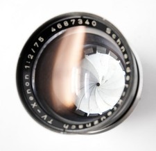 Objectif Schneider Xenon 75mm F/2 - Monture Arrière - Circa 1952 (occasion)