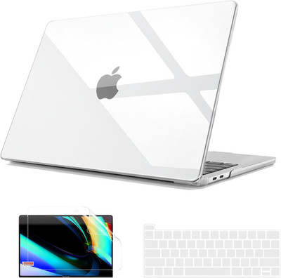 Compatible with Macbook Pro 16 Inch Case 2020 2019 Release A2141, Clear Plastic