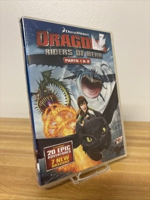 HTTYD: Dragons- Riders of Berk - Parts 1 & 2 (DVD) New Sealed Rare Oop