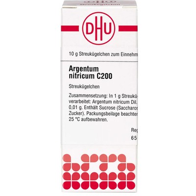 Argentum NITRICUM C 200 Globuli 10 g - PZN 2893479