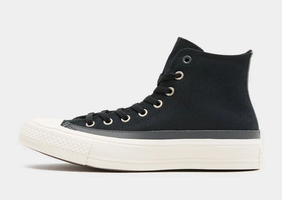 Converse All Star High Double Platform in Black Shoes