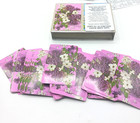 Vtg Congress Lilac Floral Playing Cards Double Deck Cel-U-Tone Finish  — photo 7