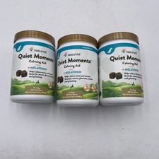 NaturVet Quiet Moments Calming Aid for Dog 3 Pack, 360 Soft Chews Exp. 10/27 New